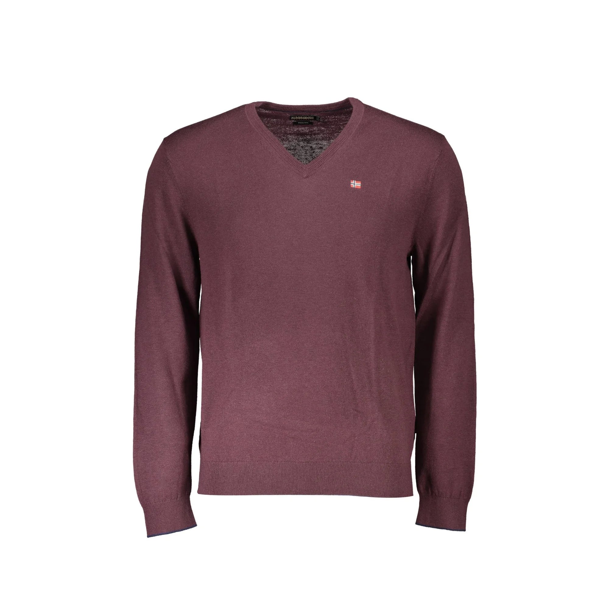 Napapijri Maglione Uomo Rosso Ricamo Maglie - foto prodotto